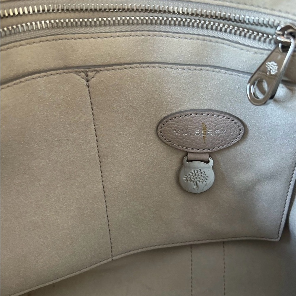 Mulberry Bayswater Pebble Leather Beige - Picture 9 of 14